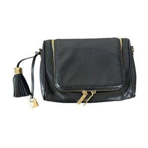 GILI G.I.L.I Halo RFID Protection Got It Love It Black Leather Bag